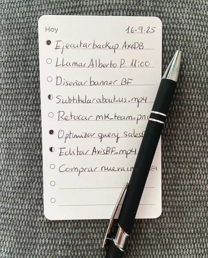 Axis¹⁰ Organiza tu Día
